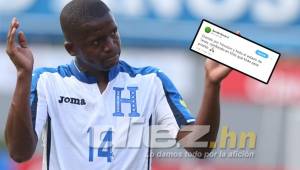 Boniek García ya se encuentra en Honduras, concentrado con la selección catracha.