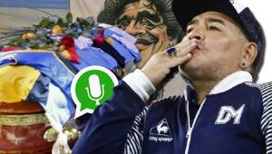 Maradona envió un último audio en el que le pedió al esposo de Verónica Ojeda que los cuidara mucho.