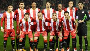 El Girona está en estos momentos venciendo al Leganés por la jornada 23 de la liga de las estrellas y subiendo hasta el octavo lugar. Foto cortesía Girona FC