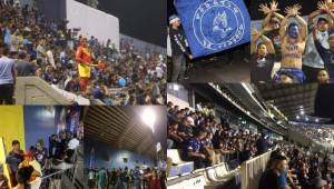 El estadio Nacional fue abarrotado por los aficionados del Motagua en la final de la Liga Concacaf ante Herediano.