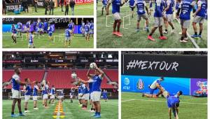 Las selecciones de Honduras y México se entrenaron en el estadio Mercedes Benz de Atlanta previo al amistoso de este sábado (6:00pm). Las postales de ambas escuadras.