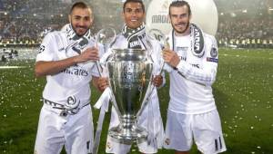 Este tridente logró conseguir cuatro Champions League en cinco años con el Real Madrid.