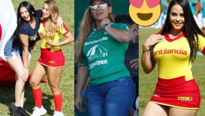 Estas fueron las hermosas chicas que estuvieron presente en el estadio Yankel Rosenthal para el Marathón-Motagua.