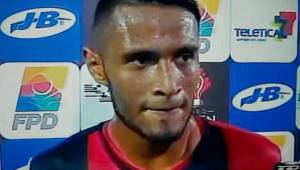 Alex López ya tuvos sus primeros minutos con el Alajuelense.