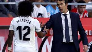 A Marcelo no le ha gustado mucho salir de la cancha por decisión técnica ante el Girona.