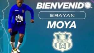 Brayan Moya espera debutar este fin de semana con el Zulia FC.