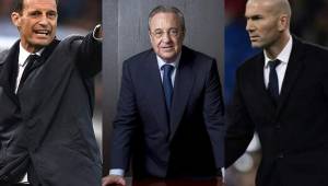 Florentino Pérez considera que Allegri es el técnico ideal para el Real Madrid la próxima temporada.