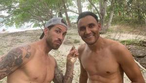 Esta es la foto que compartió Sergio Ramos en su cuenta de Instagram, confirmando su presencia en Costa Rica.