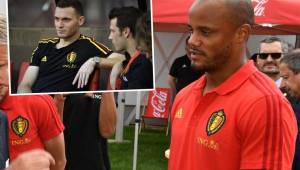 Bélgica no podrá contar con los centrales Vincent Kompany y Thomas Vermaelen para el debut ante Panamá este lunes. Fotos AFP