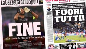 La prensa italiana está siendo muy crítica con su selección.