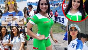 El estadio Olímpico de San Pedro Sula se ha llenado de hermosas chicas para el partido eliminatorio entre las selecciones de Honduras y Estados Unidos.