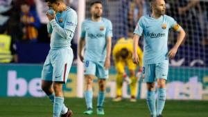 El FC Barcelona no pudo ante el Levante y dice adiós al invicto.