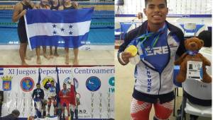 Este martes Honduras ganó cuatro medallas de oro en las disciplinas de natación y levantamiento de pesas.