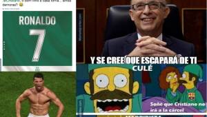 Las redes sociales dicen presente con terribles memes para CR7 sobre el tema de su adiós al Real Madrid por los problemas con Hacienda.