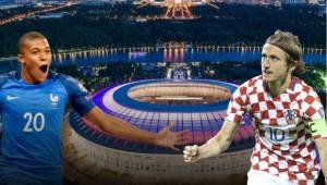 Francia se va a medir ante una sorpresiva Croacia que es liderada por Luka Modric.