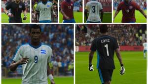 En la edición del popular videojuego eFootball Pro Evolution Soccer (PES 2020) figuran las selecciones de Honduras y Costa Rica. Te mostramos como luce cada uno de los jugadores de las dos escuadras centroamericanas.