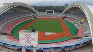 El estadio Nacional en San José, escenario donde se jugará Costa Rica-Honduras tiene capacidad para 35,100 espectadores.
