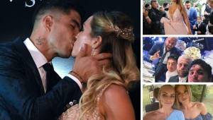 A la boda de Luis Suárez que se llevó a cabo en Uruguay, no faltaron algunos de sus compañeros del FC Barcelona. Además, Antonela Rocuzzo se robó las miradas con su escote.