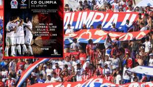 Olimpia estableció los precios para el duelo ante la UPNFM.