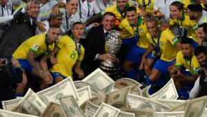 La selección brasileña se queda con 11.5 millones de dólares de ganancia.