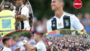 Te dejamos las mejores fotografías que dejó el debut de Cristiano Ronaldo con la camiseta de la Juventus durante un amistoso, donde también se estrenó con gol.
