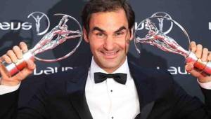 Roger Federer fue galardonado como el Mejor Deportista del Año en la gala de los Premios Laureaus.