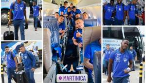 La Selección de Honduras viajó en vuelo chárter a Martinica para el partido de este jueves en Liga de Naciones Concacaf. Estas son las imágenes de su partida. Fotos Neptalí Romero