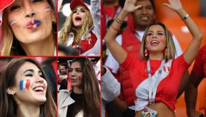 La belleza no puede faltar en el Mundial de Rusia 2018 y las damas de Francia y Perú llegaron en cantidades.