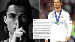 Cristiano Ronaldo rompe el silencio y desmiente los rumores sobre su llegada al Real Madrid mediante un tajante comunicado.