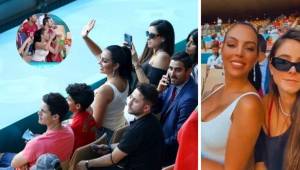 Georgina Rodríguez fue la invitada de lujo en el Portugal-Bélgica. Estuvo en el estadio con el hijo de Cristiano Ronaldo y un amigo íntimo.