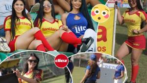 Estas son las lindas aficionadas que estuvieron viendo el clásico sampedrano de la jornada 14 del Apertura 2018 en Liga Nacional. ¡Son unas bellezas!