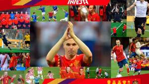 Iniesta recordó toda su trayectoria con la selección de España.