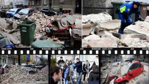 La ciudad de Zagreb fue la más afectada con el sismo que se registró en tempranas horas de la mañana.
