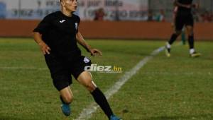 Maverick Hernández sumó sus primeros 90 minutos con la camisa del Honduras Progreso.