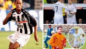 Tuvieron la suerte de ser muy jóvenes y pasar de la escuela al fútbol profesional. Hondureño debutó con la camisa de Platense a los 14 años.