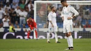 Cristiano Ronaldo regresó al torneo liguero tras cinco partidos de castigo. Tuvo varias ante el Betis, pero no las pudo definir. Foto AFP