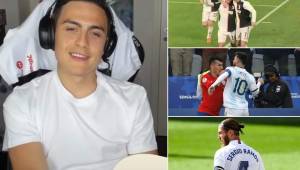 Dybala asegura que no se besó con Cristiano y cuenta una anécdota de lo que ocurrió en la pelea de Argentina contra Chile.