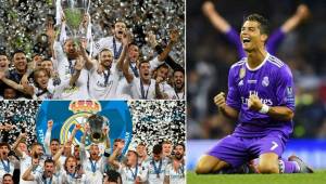 Real Madrid fue capaz de levantar tres Ligas de Campeones consecutivamente, el único equipo que ha podido conseguirlo en la historia.