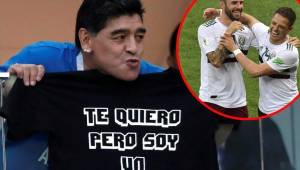 Maradona dijo estar encantado con el papel de México en Rusia 2018.