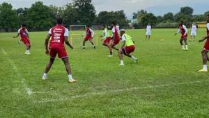 Panamá utilizó las instalaciones de los aurinegros en San Pedro Sula. Fotos: Real Club Deportivo Espana.