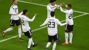 La Selección de Alemania venció sin inconvenientes a su similar de Rusia por 3-1.