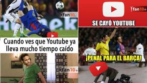 Ni Messi ni Neymar se han salvado en las redes sociales tras la caída mundial de YouTube. Acá los más divertidos.