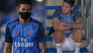 James Rodríguez solo ha disputado 77 minutos desde la vuelta del fútbol por la pandemia del COVID-19.