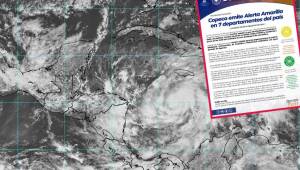 La Tormenta Tropical ETA se dirige a las costas hondureñas y de Nicaragua y se emite alerta amarilla en los departamentos que serán más afectados.