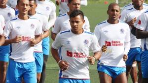 El mediocampista del Olimpia, Germán 'Patón' Mejía habla del clásico contra Motagua. Foto: Ronald Aceituno