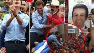 Los simpatizantes de la Alianza de la Oposición abarrotaron las calles de Tegucigalpa celebrando el presunto triunfo de su líder Salvador Nasralla para ser el nuevo presidente de Honduras.