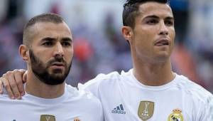 Benzema y Cristiano coincidieron nueve temporadas con el Real Madrid.