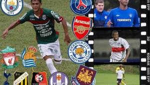 Manchester City, Liverpool, Arsenal, Leicester City, Tottenham, PSG, Rangers, entre los equipos que hondureños ha ido a realizar una prueba futbolística.