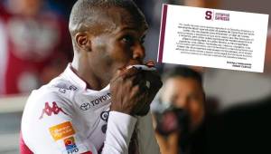 El delantero hondureño Rubilio Castillo se alista para iniciar una nueva aventura, esta vez en Europa y con estas palabras se despidió del Saprissa.