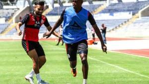 Archivo: Félix Crisanto en uno de sus entrenamientos con Lobos Buap. Foto: Cortesía